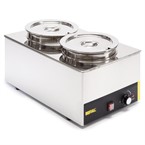Bain Marie Buffalo rund+2 Behälter 5,2L